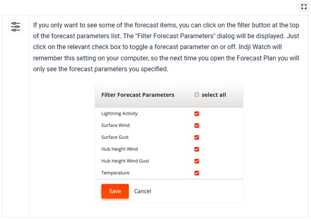 POD parameters